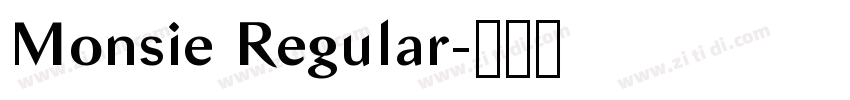 Monsie Regular字体转换
